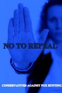 woman and hand saying no to repeal